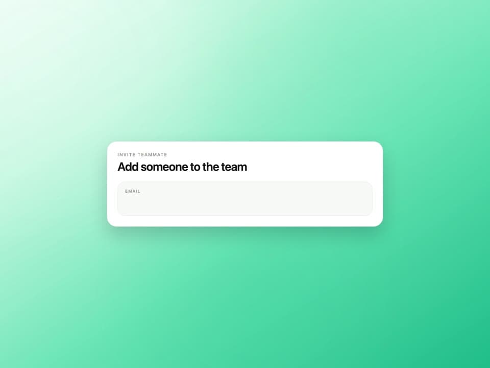 Animated preview of inviting teammates into the shared Outlined workspace.